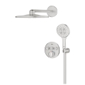 GROHE Grohtherm SmartControl zestaw prysznicowy podtynkowy z termostatem, stal nierdzewna 34863DC0