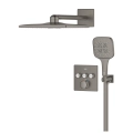 GROHE Grohtherm SmartControl Cube zestaw prysznicowy podtynkowy z termostatem, grafitowy szczotkowany - brushed hard graphite 34864AL0