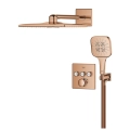 GROHE Grohtherm SmartControl Cube zestaw prysznicowy podtynkowy z termostatem, miedziany błyszczący - warm sunset 34864DA0
