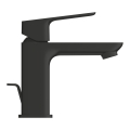 GROHE Cubeo jednouchwytowa bateria umywalkowa rozmiar S, korek z cięgnem, matte black 1016942430