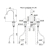 PAFFONI Level Piatta bateria umywalkowa 3-otw, bez korka, chrom LEP052CR