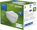 Duravit No.1 Rimless miska podwieszana 54x36,5cm, biała z deską wolnoopadającą 45820900A1