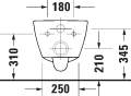 Duravit No.1 Rimless miska podwieszana 54x36,5cm, biała z deską wolnoopadającą 45820900A1