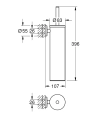 GROHE Essentials szczotka toaletowa, szczotkowany grafit - brushed hard graphite 40696AL0
