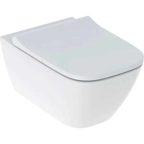 GEBERIT SmyleSquare zestaw miska podwieszana 54x35cm z deską wolnoopadającą Rimfree 500.683.00.2