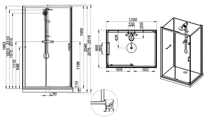 KCD2-CLII-M_90x120-rystech-2024.jpgSanplast Classic II Mineral kabina czterościenna prostokątna 120x90 cm biała KCD2/CLIIa-M-90x120 602-011-0312-01-4B1