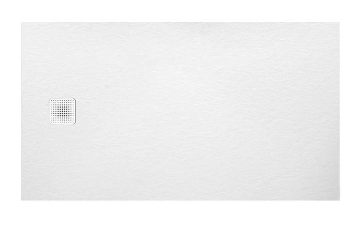 Sanplast Eco Mineral S brodzik prostokątny B-M-ECO S 80x100x1,5cm, biały, 645-581-0330-01-020