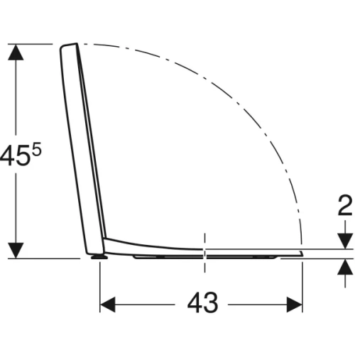 Geberit Icon deska sedesowa wolnoopadająca, biała 574130000
