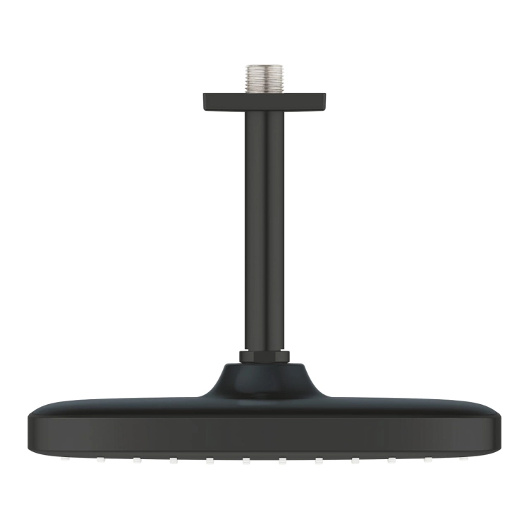GROHE Tempesta 250 Cube deszczownica 250mm z ramieniem sufitowym, matte black 266882430