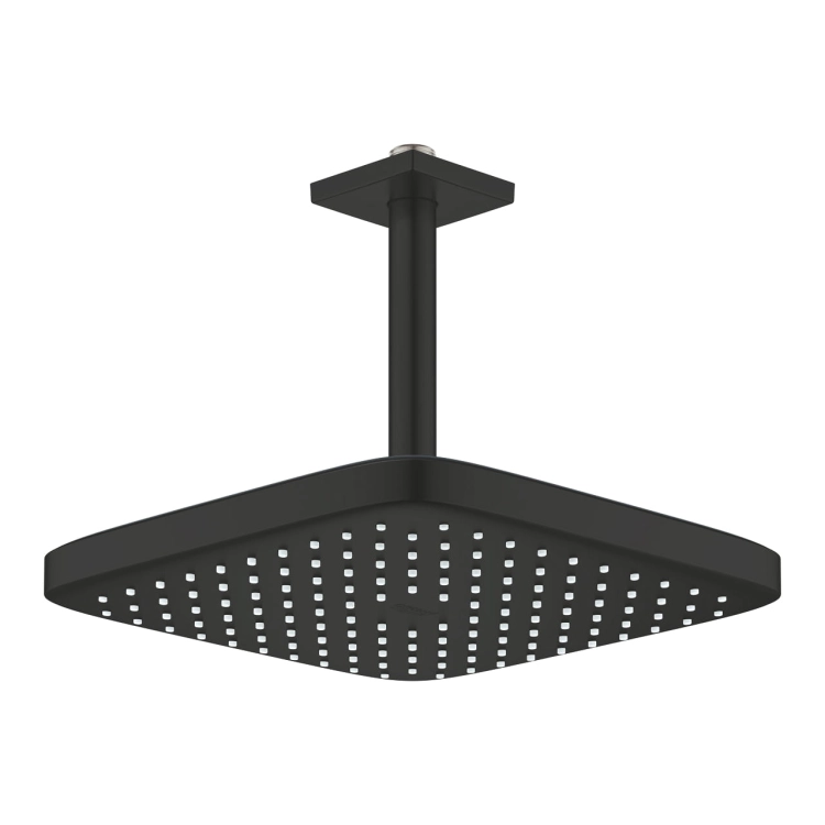 GROHE Tempesta 250 Cube deszczownica 250mm z ramieniem sufitowym, matte black 266882430
