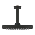 GROHE Tempesta 250 Cube deszczownica 250mm z ramieniem sufitowym, matte black 266882430