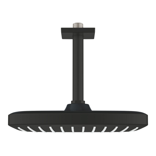 GROHE Tempesta 250 Cube deszczownica 250mm z ramieniem sufitowym, matte black 266882430