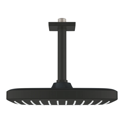 GROHE Tempesta 250 Cube deszczownica 250mm z ramieniem sufitowym, matte black 266882430