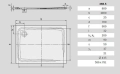 Kaldewei SuperPlan brodzik prostokątny 80x100x2,5cm z obniżonym nośnikiem styropianowym model 398-5 4472.4798.0001