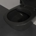 Villeroy&amp;Boch Subway 2.0 DirectFlush miska podwieszana 56,5x36,5cm, Pure Black, Ceramic Plus 5614R0R7
