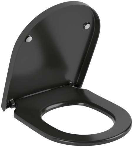 Villeroy&amp;Boch Subway 3.0 deska sedesowa wolnoopadająca, Pure Black 8M42S1R7