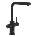 GROHE Blue Pure Minta bateria zlewozmywakowa do filtra, z wyciąganą wylewką, phantom black 30590KF0