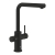 GROHE Blue Pure Minta bateria zlewozmywakowa do filtra, z wyciąganą wylewką, phantom black 30590KF0