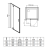 Sanplast Free Line II drzwi skrzydłowe 120 cm DJ2/FREEII-120 600-261-0360-42-401