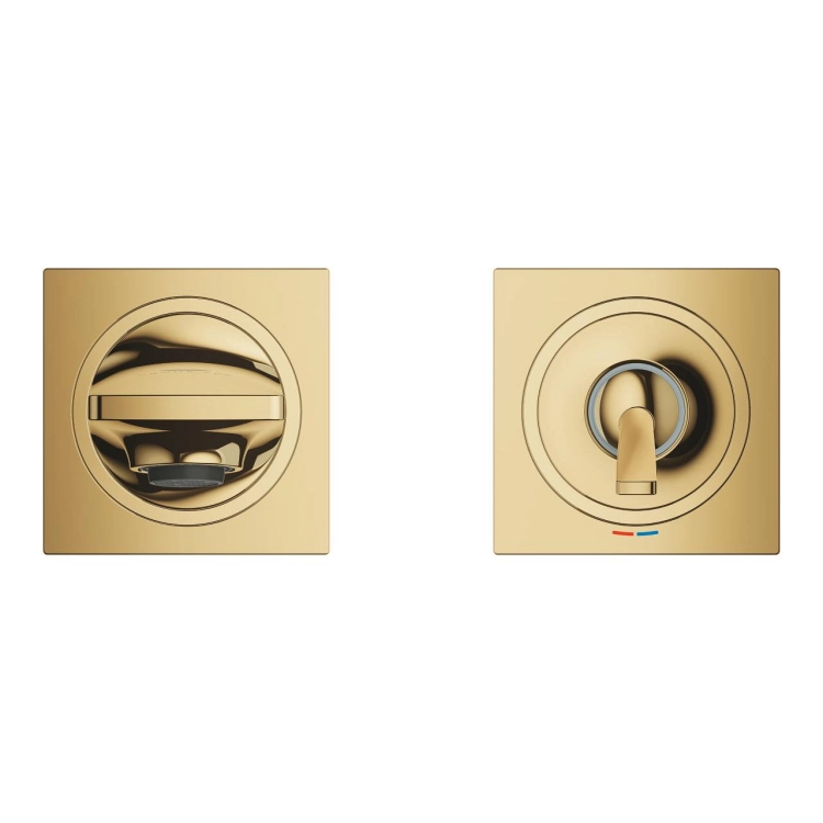 GROHE Allure M-size bateria umywalkowa podtynkowa L-212mm, element zewnętrzny, złoty błyszczący - cool sunrise 19386GL2
