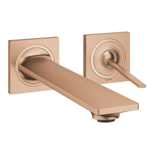 GROHE Allure M-size bateria umywalkowa podtynkowa L-212mm, element zewnętrzny, miedziany szczotkowany - brushed warm sunset 19386DL2