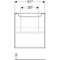 kord szafka podumywalkowa 51,5x59,1x41,2 cm, biały połysk 89545000