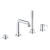 GROHE Essence New bateria wannowa 4-otw. chrom 25251001