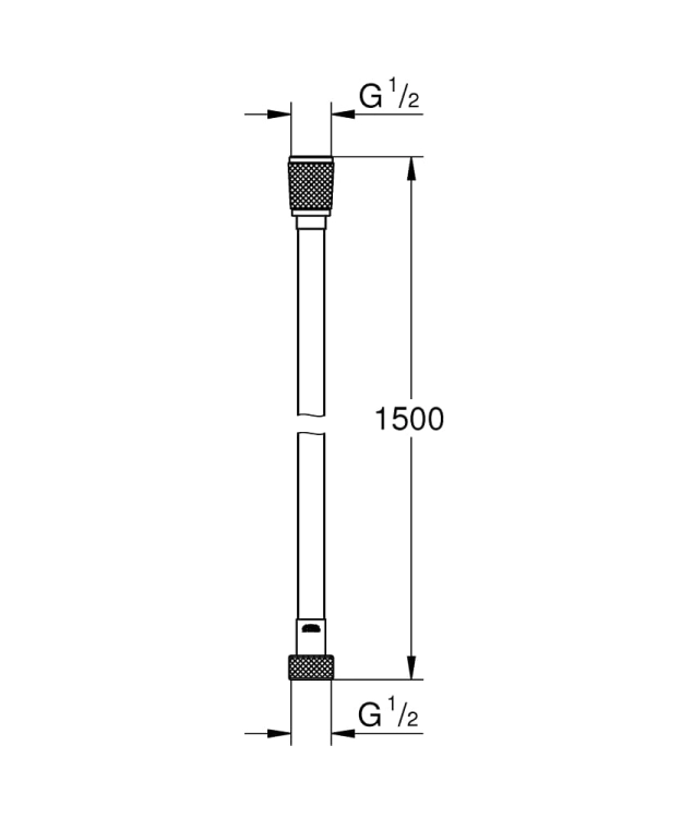 GROHE Silverflex Long-Life wąż prysznicowy 1,50m 26346001
