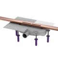 Kessel Linearis Infinity 60 odpływ liniowy 900mm, syfon Megastop, stal szczotkowana miedź 45303.09