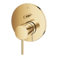 GROHE Atrio bateria 2-drożna podtynkowa, element zewnętrzny, złoty połysk - cool sunrise 24355GL0