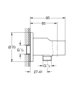 GROHE Tempesta kolanko przyłączeniowe, chrom 28679001