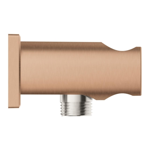 GROHE Rainshower kolanko przyłączeniowe z uchwytem, miedziany szczotkowany - brushed warm sunset 26659DL0