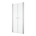 Ronal Solino SOL2 drzwi prysznicowe wahadłowe 80cm(78,2-81,5cm), szkło bezbarwne, profil srebrny połysk SOL208005007
