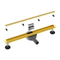 Balneo Slim&Low ProLine Gold odpływ liniowy 70 cm, złoty szczotkowany A04010302012