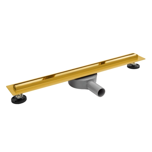 Balneo Slim&amp;Low ProLine Gold odpływ liniowy 60 cm, złoty błyszczący A0401080201-1