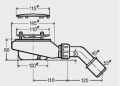 Viega Tempoplex syfon brodzikowy niski model 6963 634.100