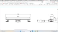 Balneo Balneo Slim&amp;Low ProLine 90cm rysunek techniczny