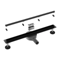 Balneo Slim&Low ProLine Inox odpływ liniowy 60 cm, czarny mat A04010202011