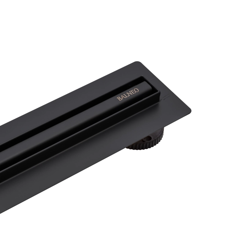 Balneo Slim&Low ProLine Inox odpływ liniowy 60 cm, czarny mat A0401020201-1