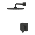 GROHE Cubeo zestaw prysznicowy podtynkowy z deszczownicą 250mm, bez elementu podtynkowego, matte black 1053342430