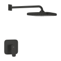 GROHE Cubeo zestaw prysznicowy podtynkowy z deszczownicą 250mm, bez elementu podtynkowego, matte black 1053342430