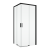 Ronal Top-Line S TLS G+D kabina prostokątna 80x90cm, prawa, drzwi przesuwne, profil czarny mat, szkło bezbarwne TLSG080D0900607