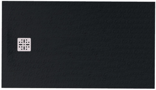 Novellini Novomatt brodzik prostokątny 90x70x3cm, kamień czarny NVM90703-V7