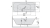 SANPLAST Luxo wanna prostokątna 190x90cm, WP/LUXO 90x190+STW, biały połysk 610-370-0180-01-000 rysunek wymiarowy