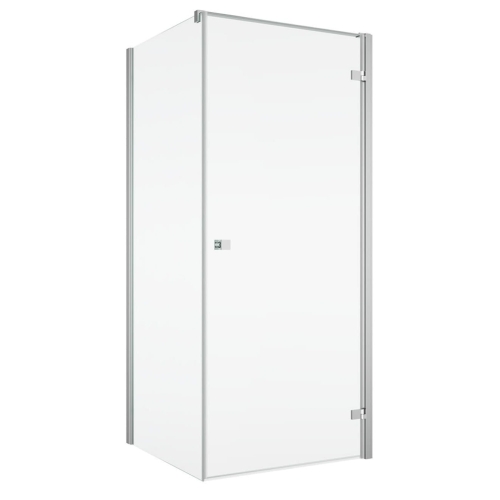 Ronal Annea kabina kwadratowa 90x90cm, drzwi skrzydłowe, lewa, profil srebrny połysk, szkło bezbarwne AN1CG0900ANT109005007