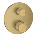 GROHE Atrio Private Collection termostatyczna bateria do obsługi dwóch odbiorników, element zewnętrzny, złoty szczotkowany - brushed cool sunrise 24396GN0