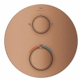 GROHE Atrio Private Collection termostatyczna bateria do obsługi dwóch odbiorników, element zewnętrzny, miedziany szczotkowany - brushed warm sunset 24396DL0