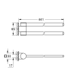 GROHE Selection wieszak na ręcznik obrotowy, złoty szczotkowany - brushed cool sunrise 41063GN0