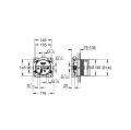 Grohe Rapido Smart Box element podtynkowy rysunek wymiarowy