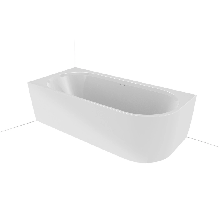 Riho Desire Corner B156001005 wanna narożna wolnostojąca 170×77cm, prawa, biały połysk